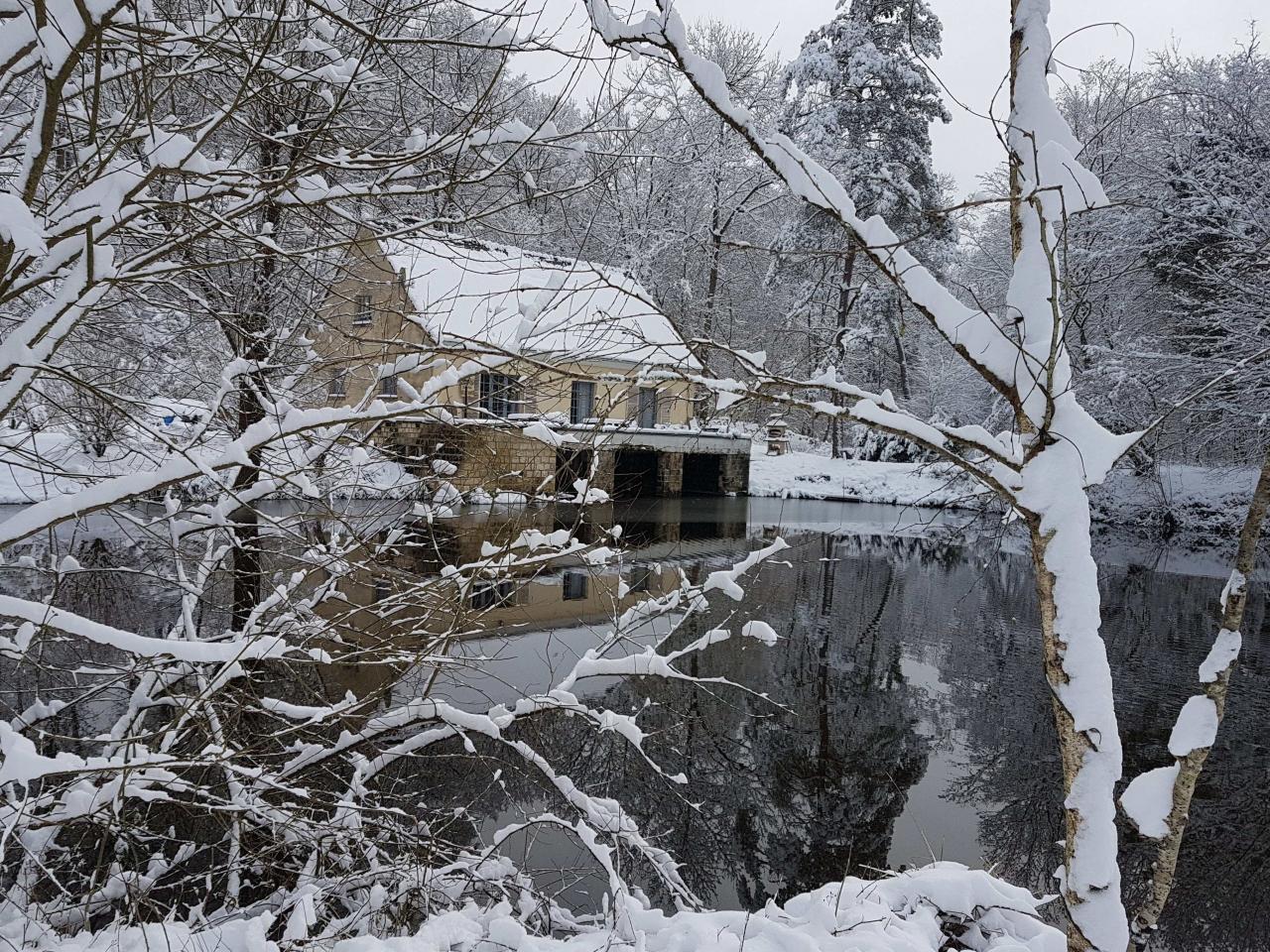 Neige au gite